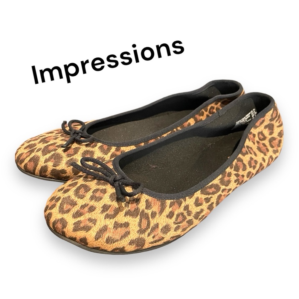 Cheetah Print Flats by Impressions